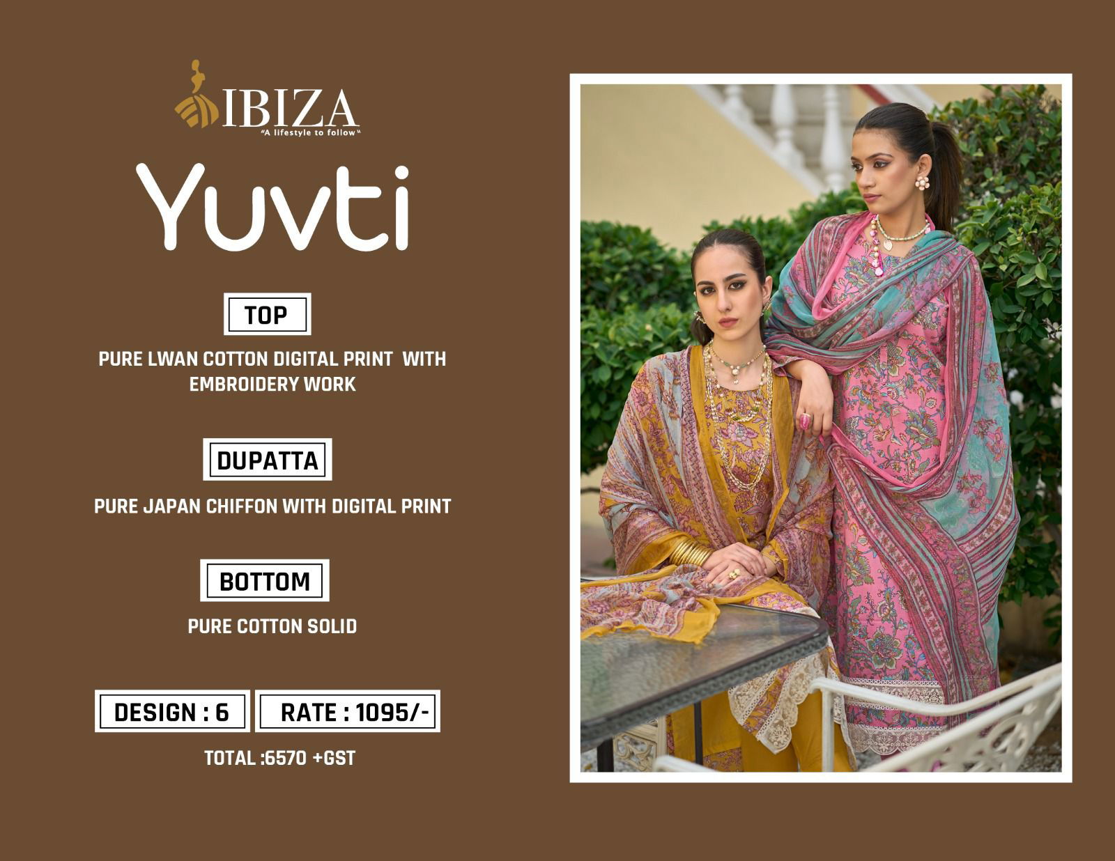 Yuvti By Ibiza Lawn Cotton Printed Designer Salwar Suits Wholesale Suppliers In Mumbai
